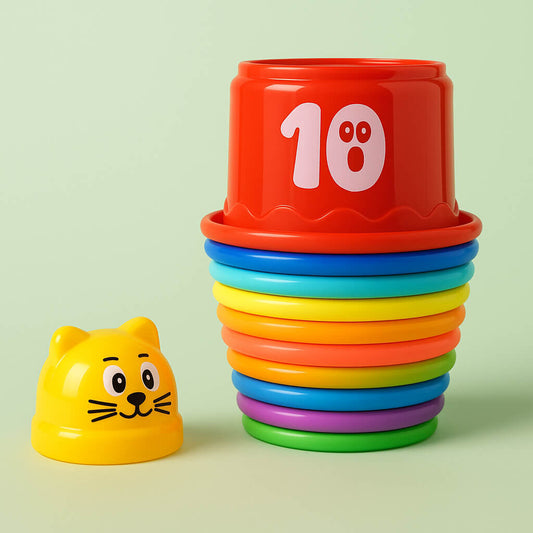 Colorful Stacking Cups