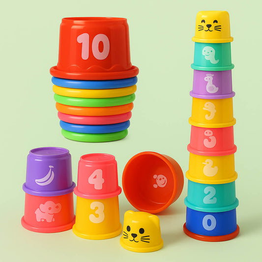 Colorful Stacking Cups