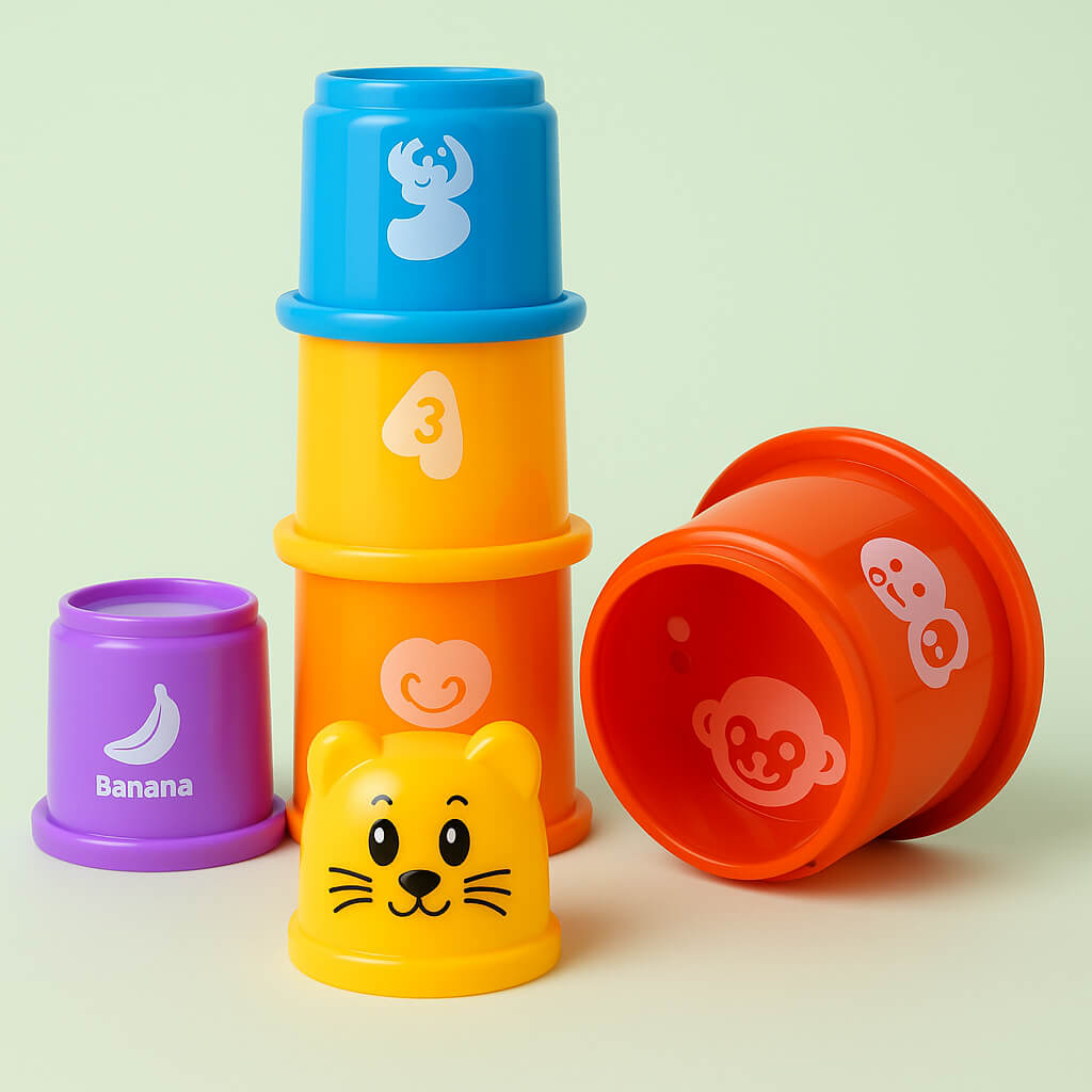 Colorful Stacking Cups
